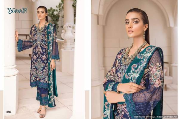 Noor Chevron 5 Georgette Wear Pakistani Salwar Kameez Designer Collection